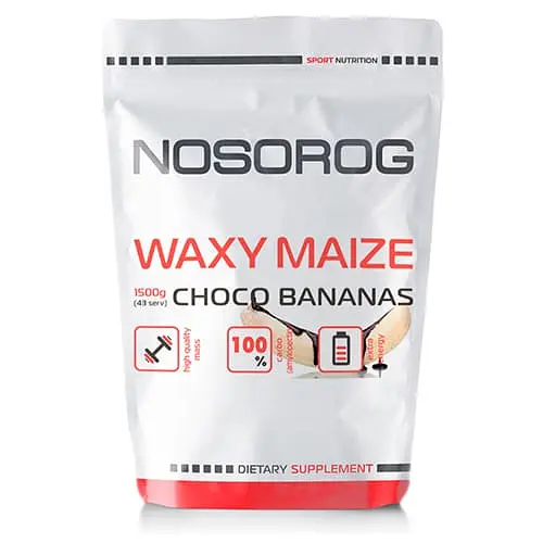 Передтренувальний комплекс Nosorog Waxy Maize, 1.5 кг - Шоколад-банан