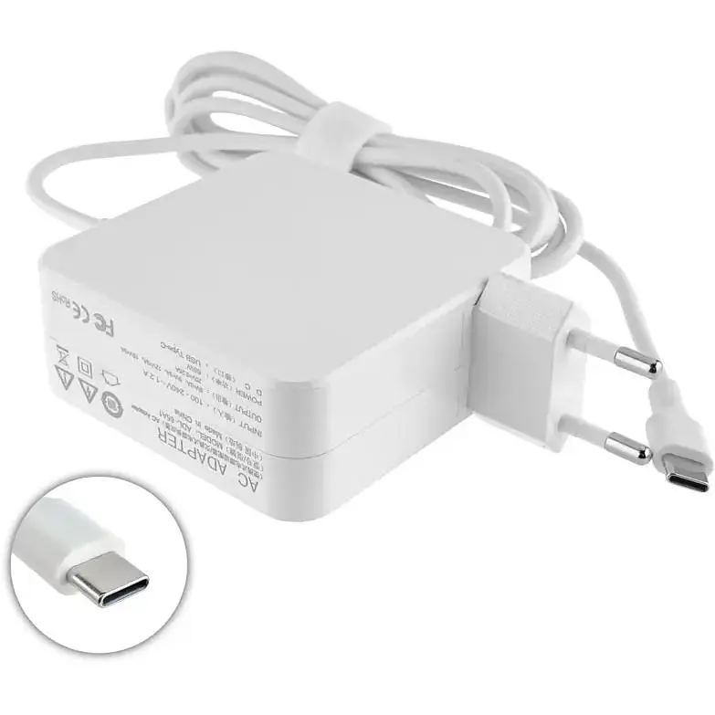 Зарядное устройство для ноутбука OEM Xiaomi 65W usb-c белое - фото 3