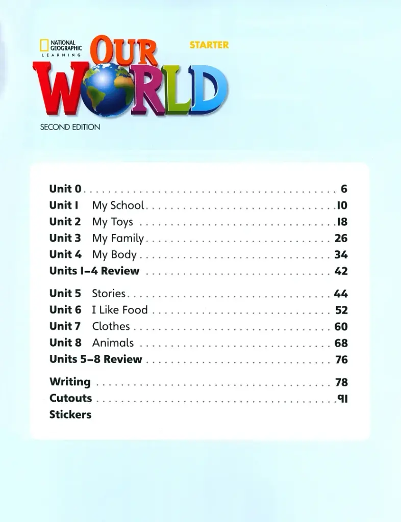 Our World. Starter. Student's Book - фото 2
