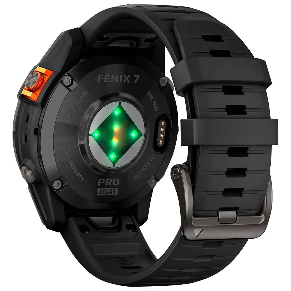 Garmin Fenix ​​7 Pro Solar Slate Gray w. Black Band (010-02777-00/01) - фото 2