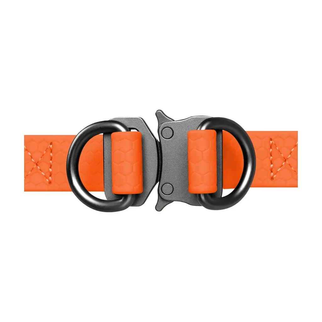 Шлея для собак WAUDOG Waterproof з QR-паспортом S Ш 15 мм Д 40-55 см помаранчева (27644) - фото 2