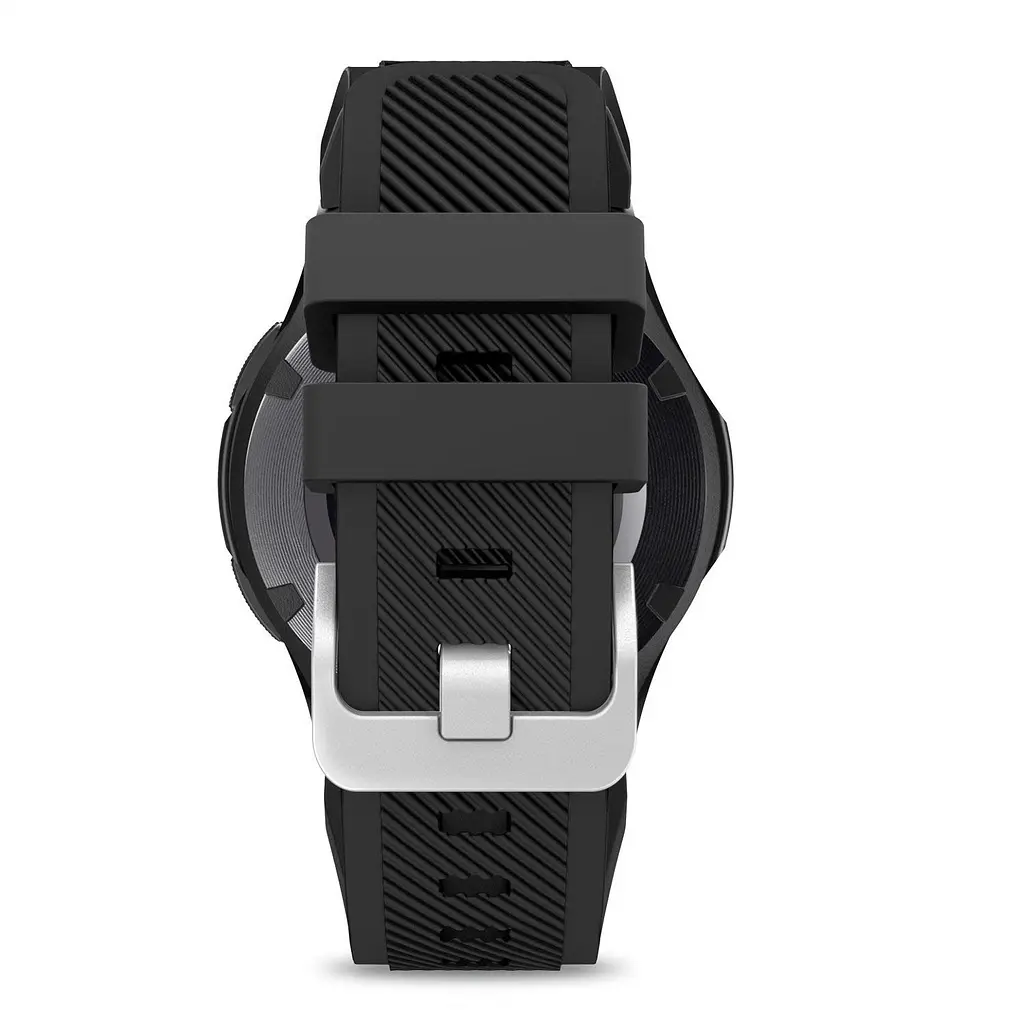 Ремінець 22 мм BeWatch ECO для Xiaomi Amazfit Stratos/Pace/GTR 47мм Чорний (1021101.47) - фото 6