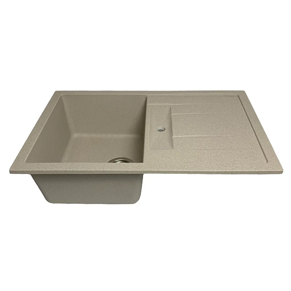 Кухонна мийка Adamant FORT terra 770x495x200 мм, з крилом 77 см - фото 2
