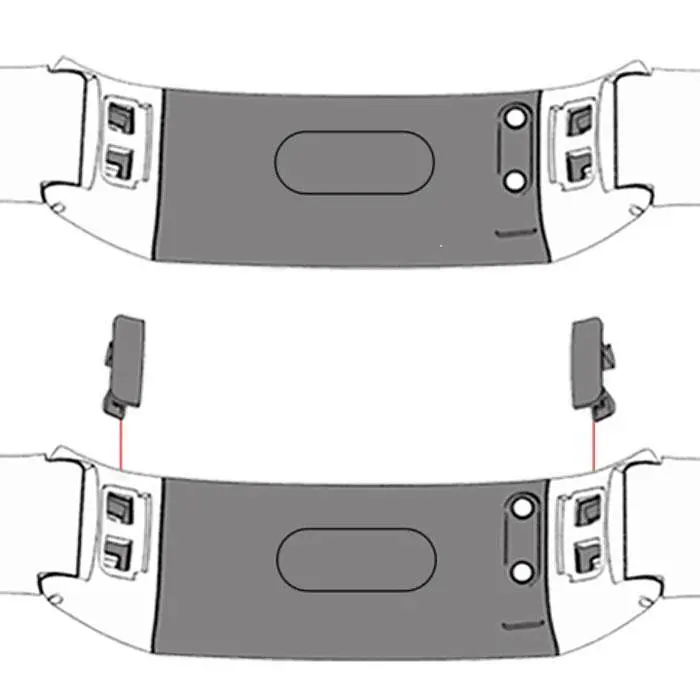 Силиконовый ремешок Primo для фитнес-браслета Huawei Honor Band 4/5 White - фото 5