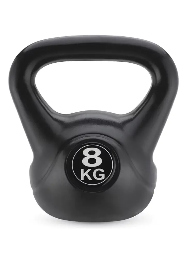 Гиря вінілова Gymtek 8кг чорний - фото 8