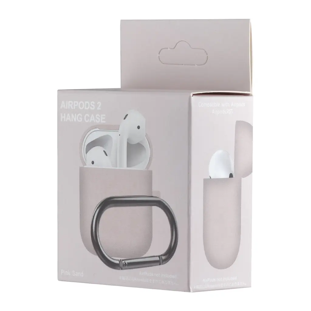 Чохол Silicone Case 1,2mm for AirPods 1/2 Pink Sand - фото 2