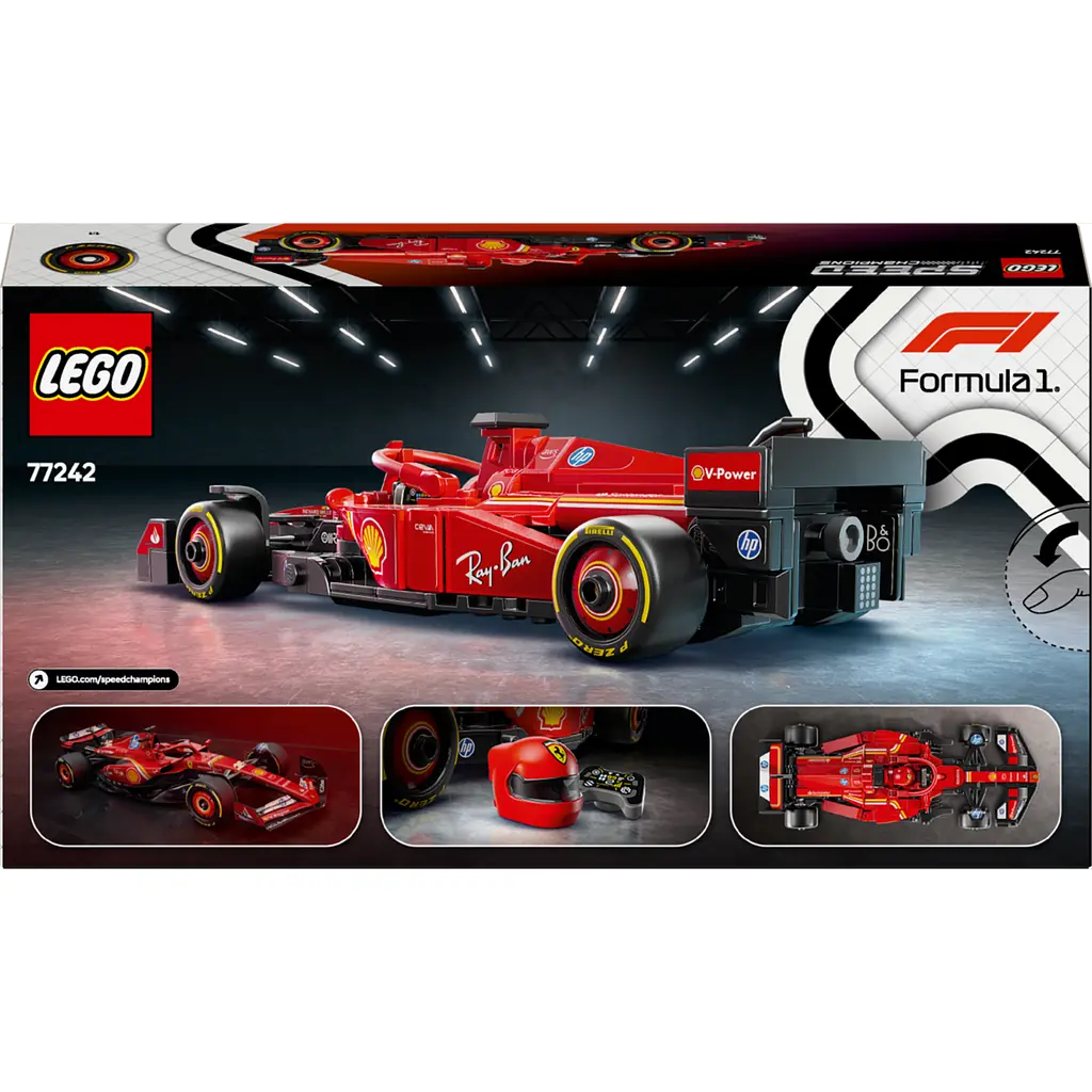Конструктор LEGO Speed ​​Champions Автомобиль для гонки F1 Ferrari SF-24, 275 деталей (77242) - фото 2
