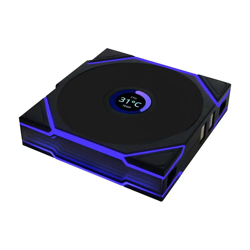 Кулер до корпусу Lian Li UNI Fan TL WIRELESS LCD 120-3, Black (G99.12TLLCD1W3B.00) - фото 10