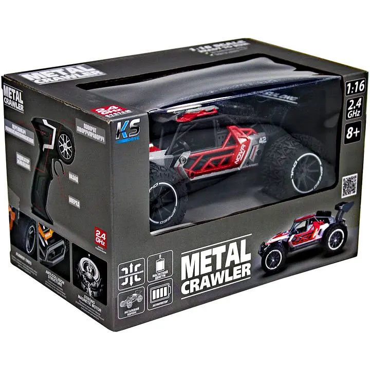 Машинка на радіокеруванні Sulong Toys 1:16 Metal Crawler Nova Red (SL-231RHGR) [114235] - фото 11