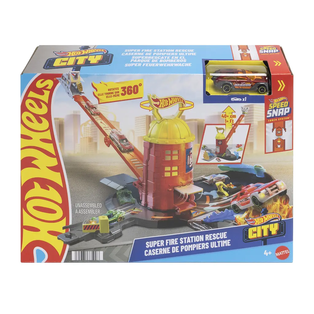 Игровой набор Hot Wheels Пожарно-спасательная суперстанция (JHL95) - фото 7