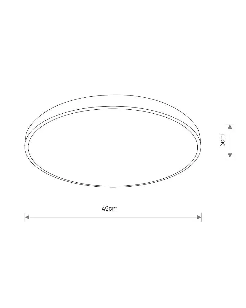 Светильник Nowodvorski 10979 Agnes Round Led Pro 1x32W 3000K 2800Lm IP44 Wh - фото 2