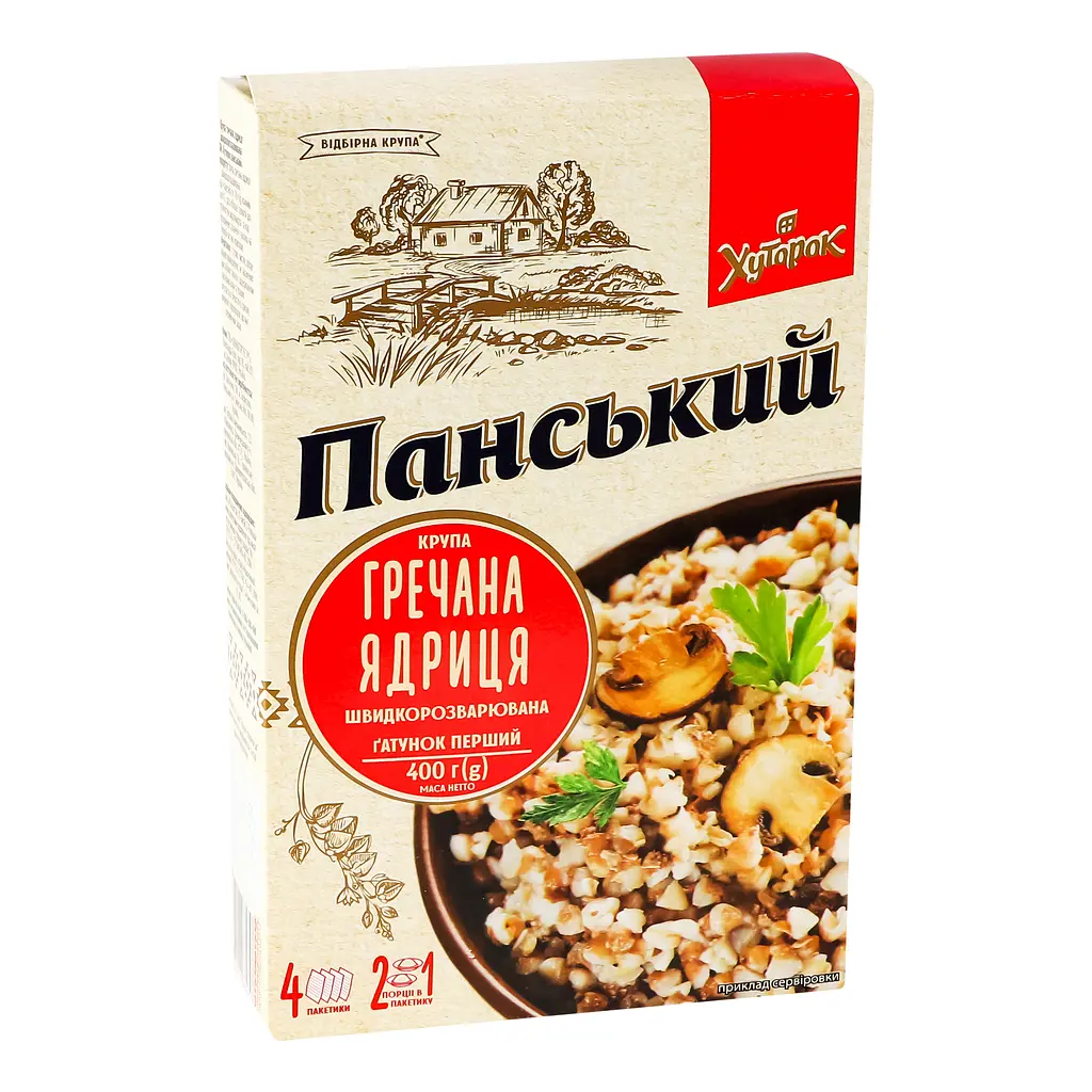 Гречана крупа Хуторок Панський 400 г - фото 2