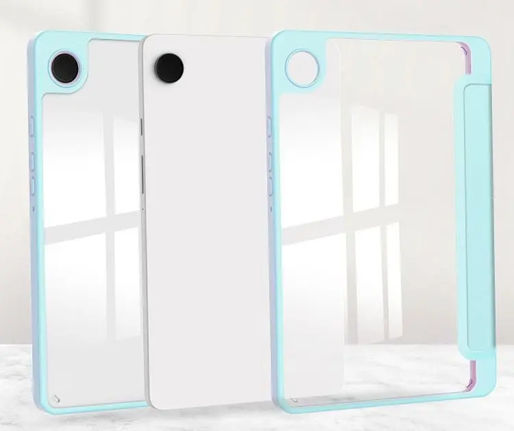 Чохол TPUCristal SlimTPU Spen holder Samsung Galaxy Tab A9 8.7 X110 X115 Голубий - фото 2