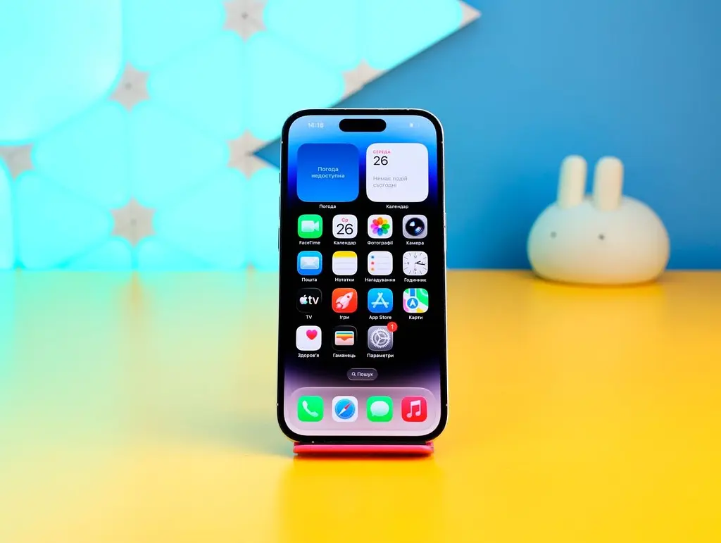 Смартфон Apple iPhone 14 Pro 256GB Silver (MQ103) Б/У [175438] - фото 2
