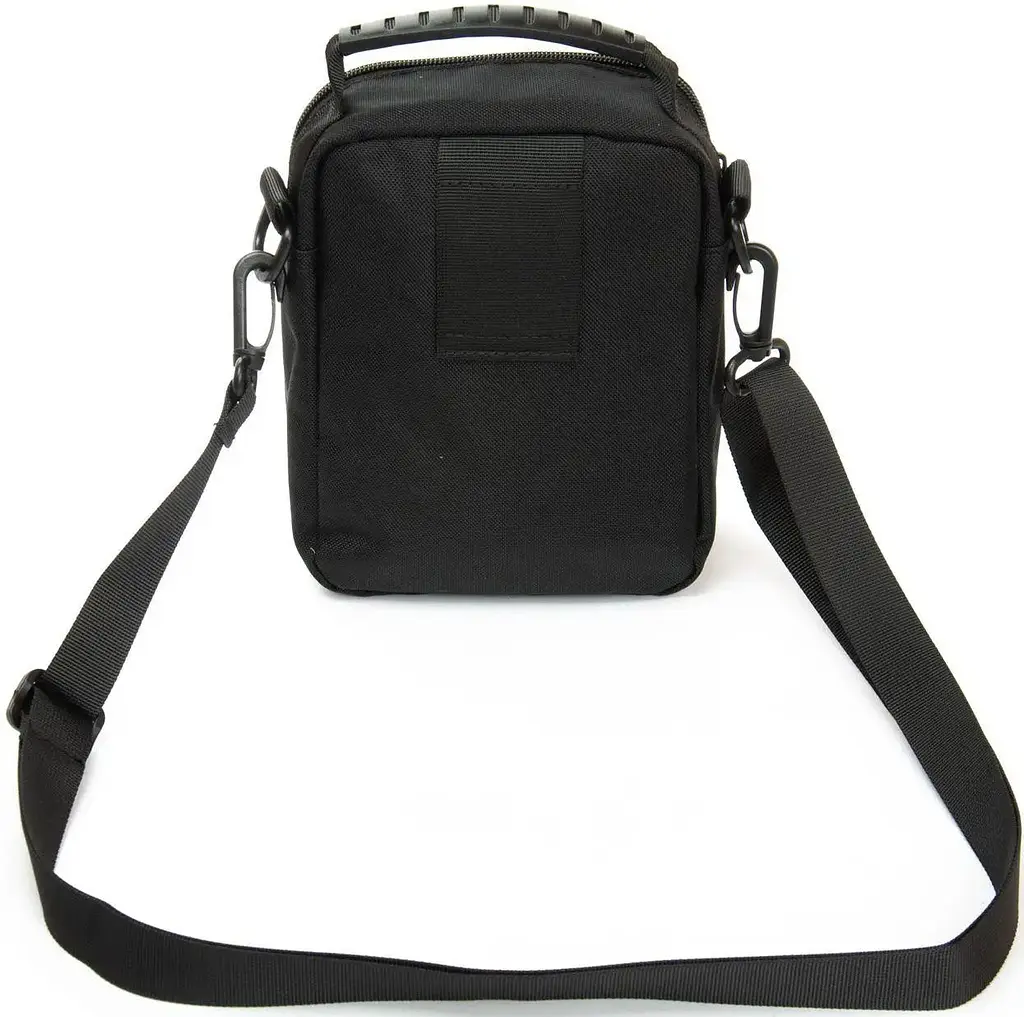 Сумка тканинна LANPAD чоловіча 15х20х8 см Чорний (LAN7685 black) - фото 5