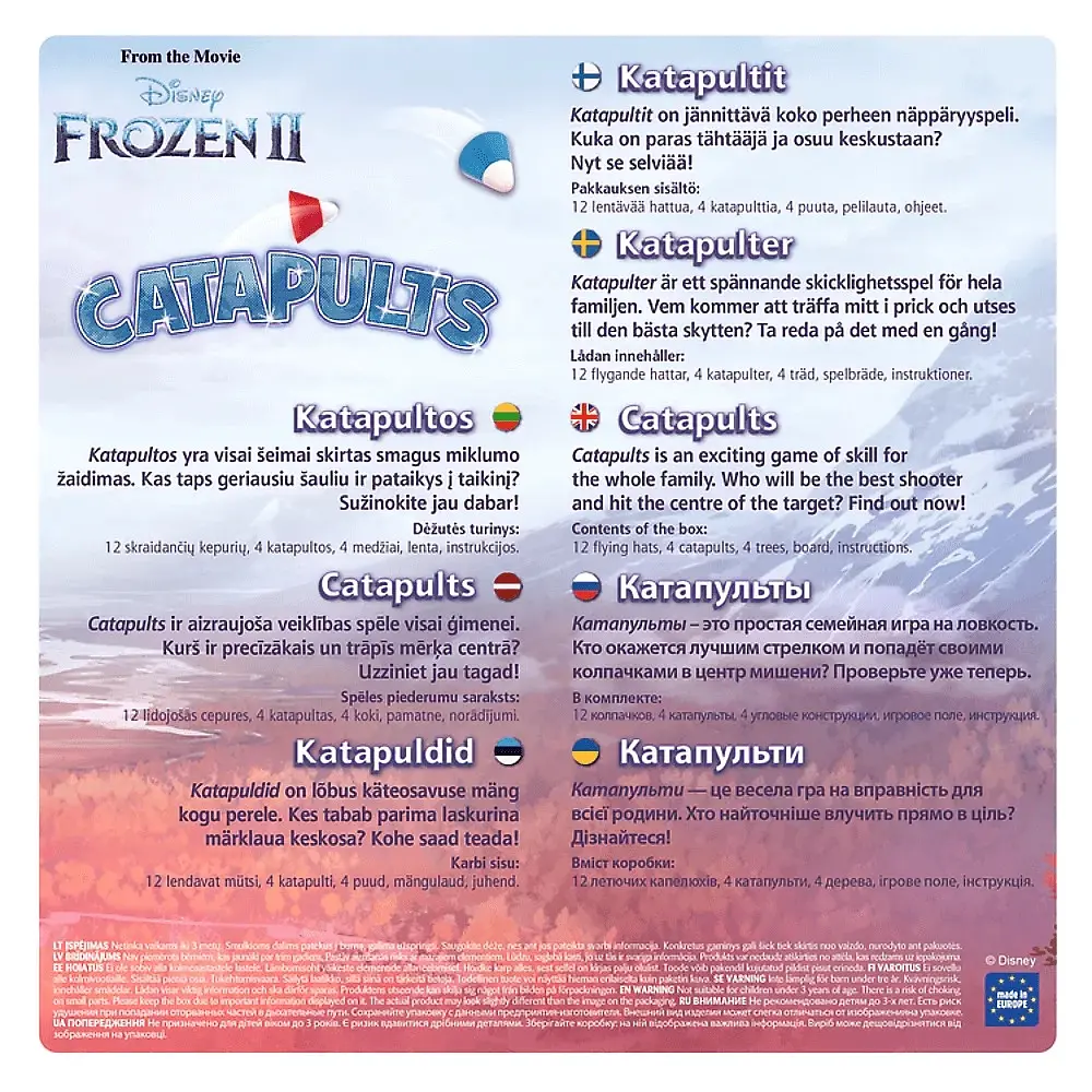 Настольная игра Trefl Катапульта Ледяное сердце (2009) - фото 3