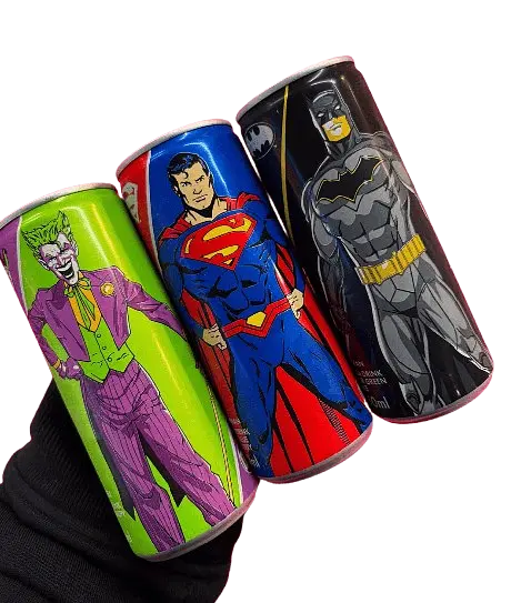 Газований напій Superman Drink Raspberry Blueberry 250 мл - фото 6