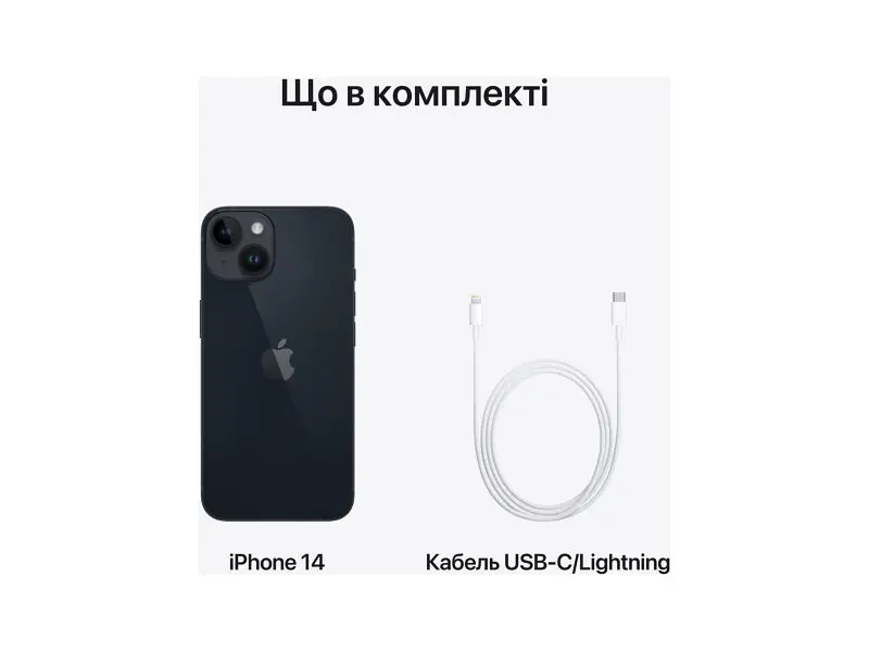 Смартфон Apple IPhone 14 256GB Midnight (MPVX3) - фото 5
