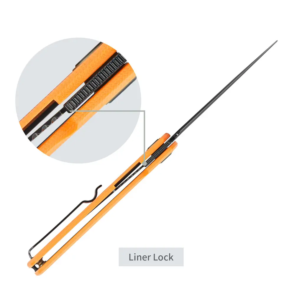 Ніж SRM Air, Orange G10, Black Stonewash (105M-GJ) - фото 11
