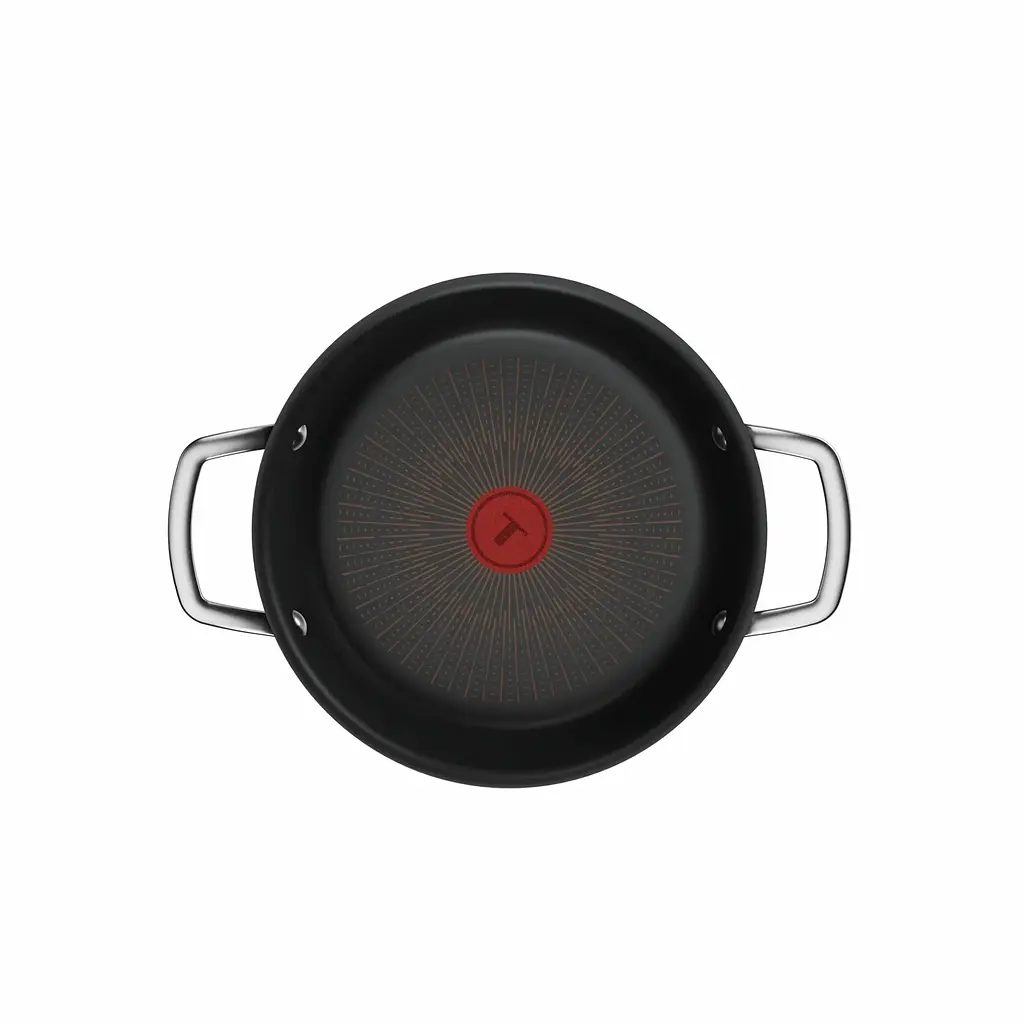 Tefal Сотейник Tefal Excellence+, з кришкою, 24см, алюміній, скло, бакеліт, чорний - фото 3