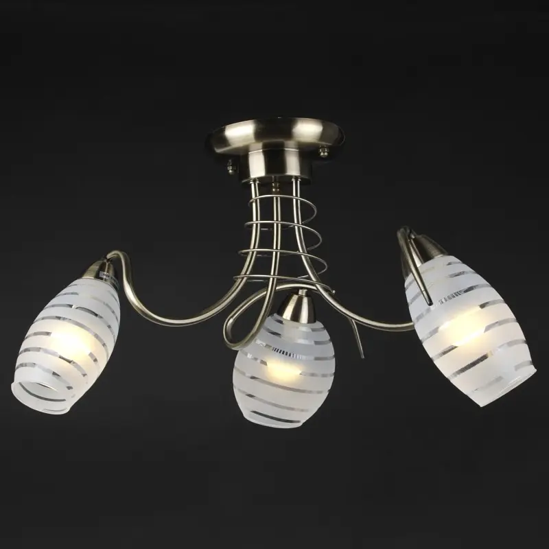 Люстра потолочная Brille E14 40W BZ (LK-529C/3) - фото 6