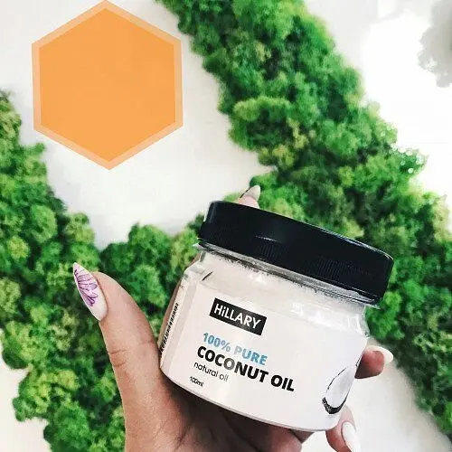 Рафинированное кокосовое масло Pure Coconut Oil Hillary 100 мл - фото 3