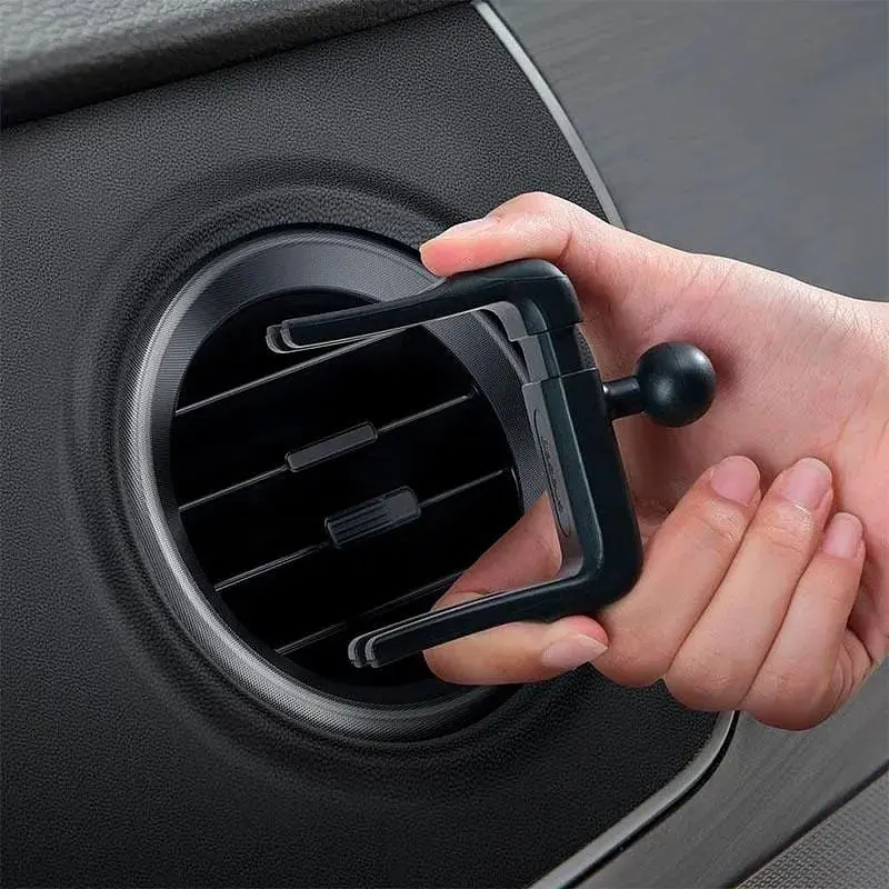 Тримач Baseus Metal Age II Gravity Car Mount (Round Air Vent Version) (SUJS030001) - фото 6