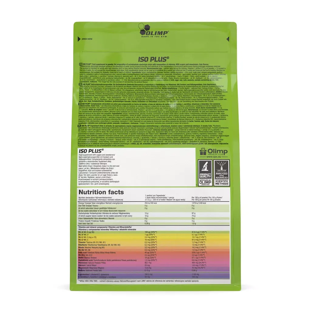 Ізотонік Olimp Iso Plus кола 1.5 кг (Ф001726) - фото 2