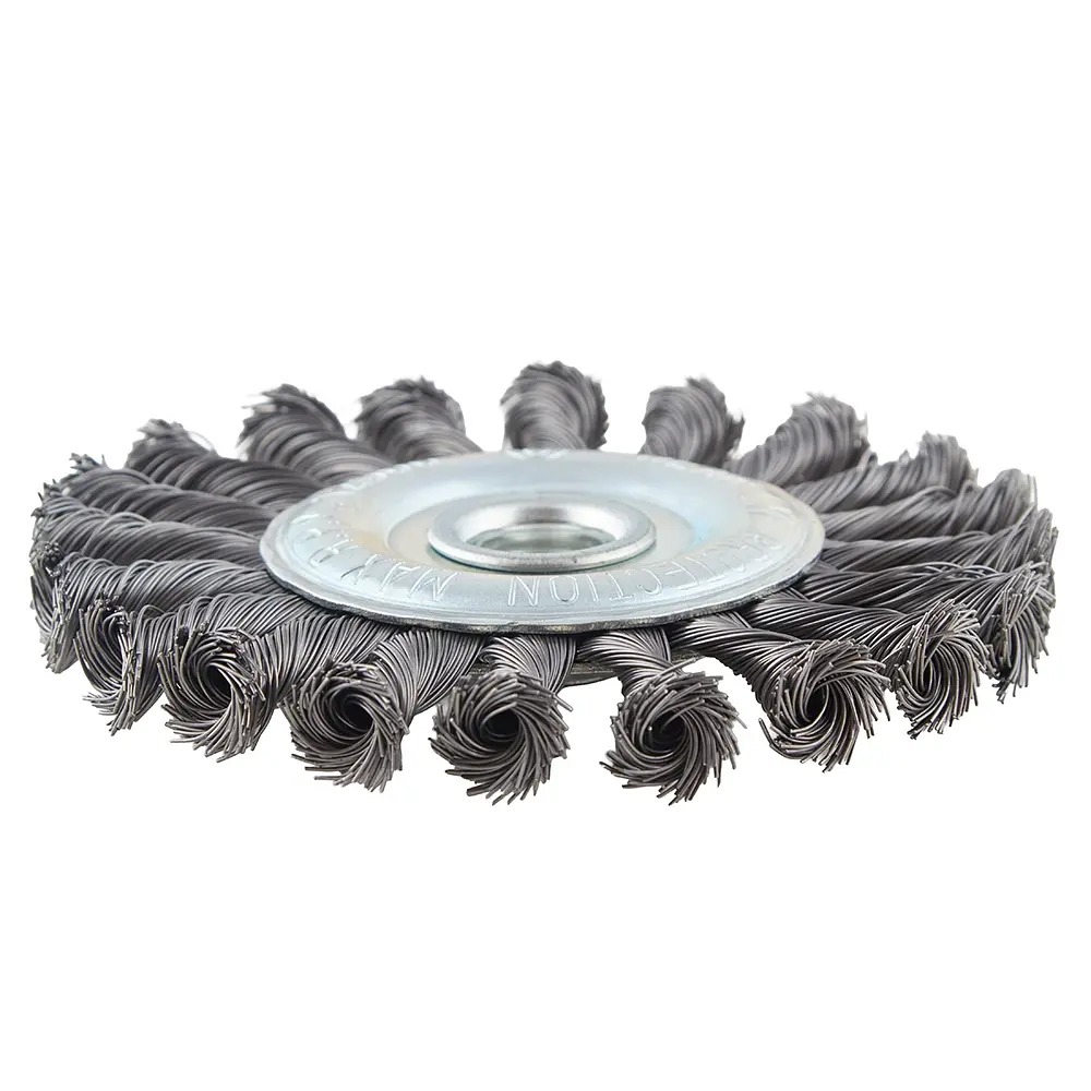 Щітка дископодібна Alloid Building Tools WB-60125 з крученого дроту 125 мм (WB-60125) - фото 3