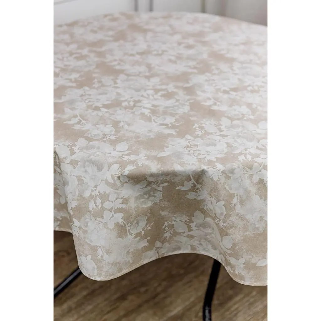 Скатертина Прованс Simfoni Алюр кругла D-180 см бежева (33845) - фото 2