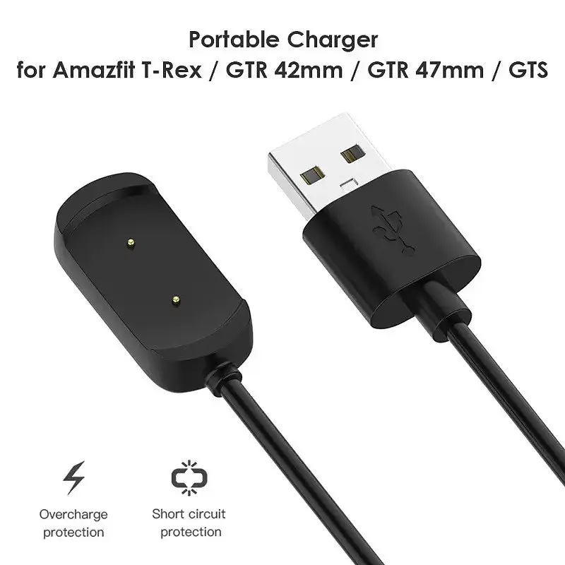 Зарядний пристрій Amazfeel для смарт годинників Amazfit GTS / GTR 42 / GTR 47 / T Rex - фото 5