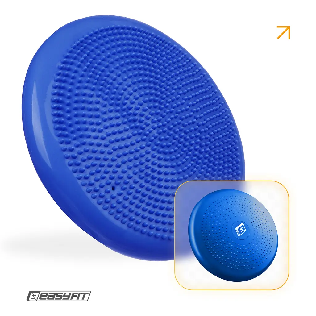 Балансировочная подушка массажная EasyFit Синий - фото 2