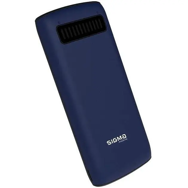 Телефон кнопочный Sigma X-style 34 NRG TYPE-C синий - фото 5