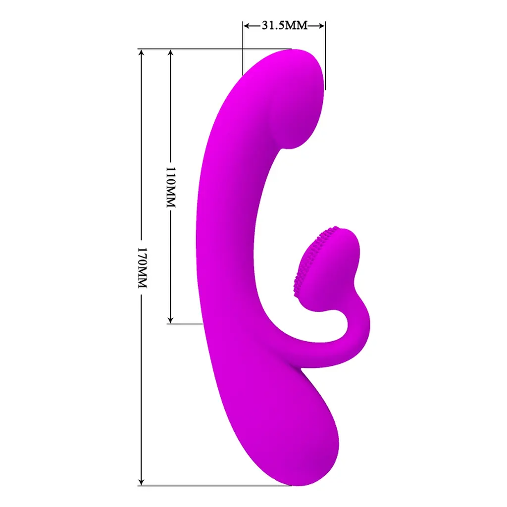 Вібратор PRETTY LOVE - FULL COVER SILICONE PRETTY LOVE BI-014988 100625 - фото 3