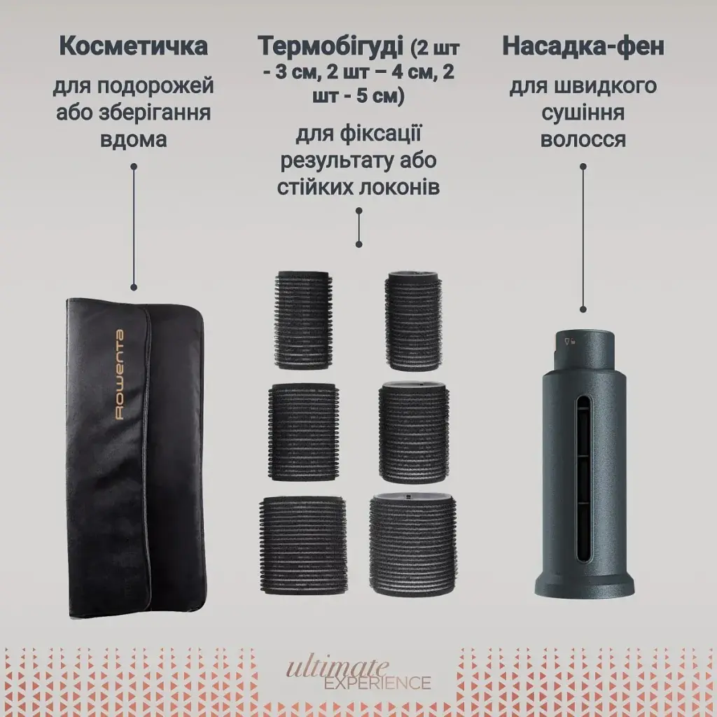 Фен-щітка Rowenta UB9920E0 - фото 6
