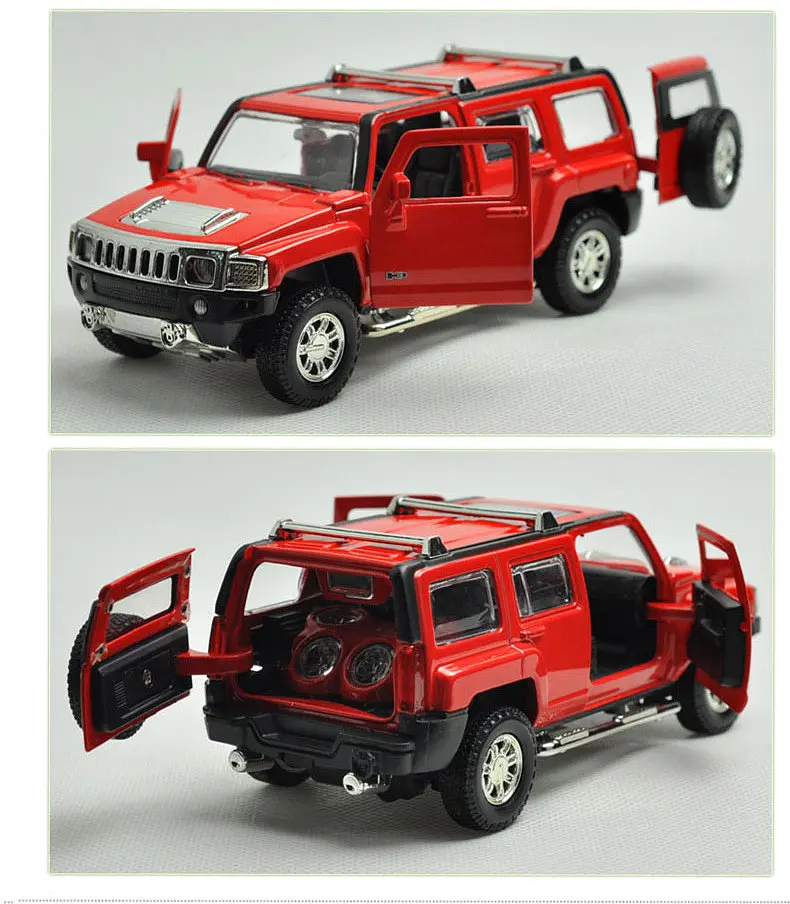Іграшкова машинка з Метала Hummer H3 «Автопром» 1:32 - фото 8