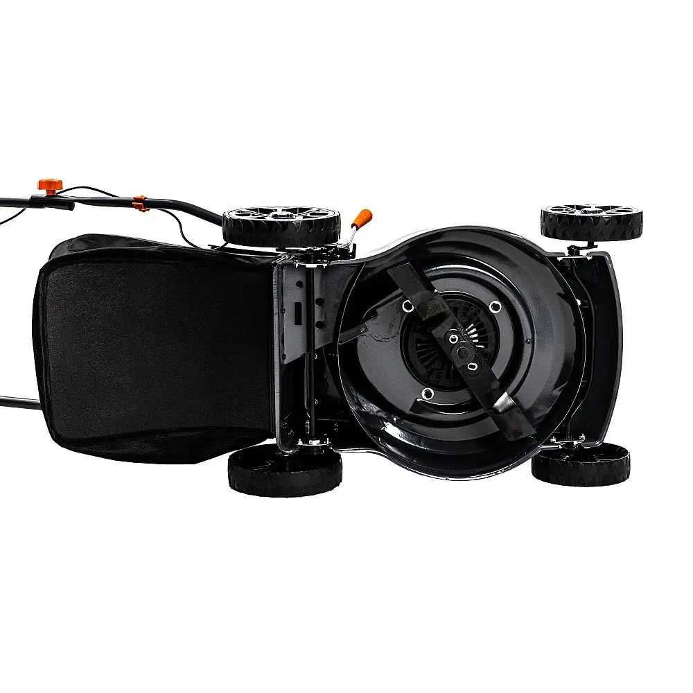 Газонокосарка акумуляторна GTM BLM42 KIT (42 см, 25-75 мм, 45 л, BL, 18+18 В, комплект) - фото 6