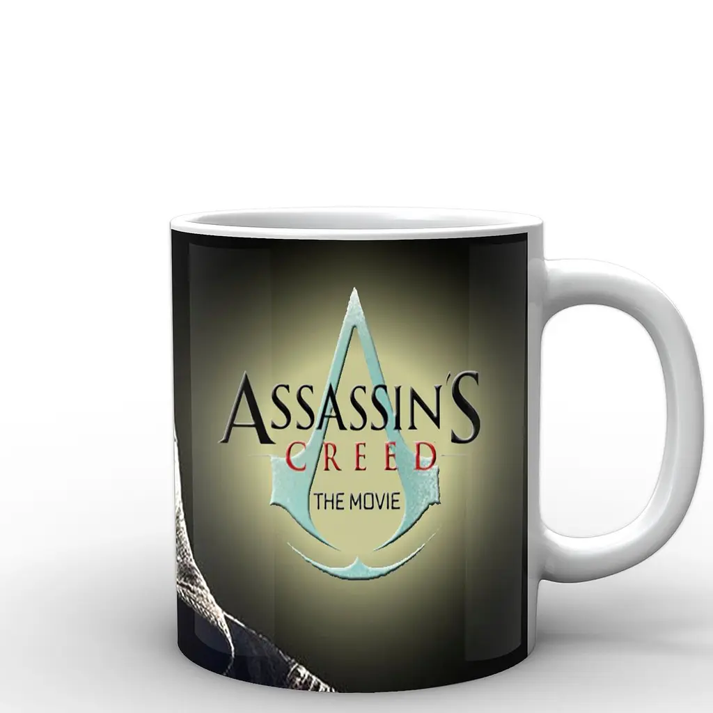 Кружка GeekLand Assassins Creed лицо AC.02.21 330 мл белая - фото 2