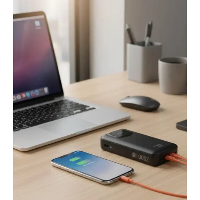 Зовнішній акумулятор Power bank ACL PW-140 20000 mAh PD22,2W+QC3.0 батарея швидке заряджання Чорний - фото 3