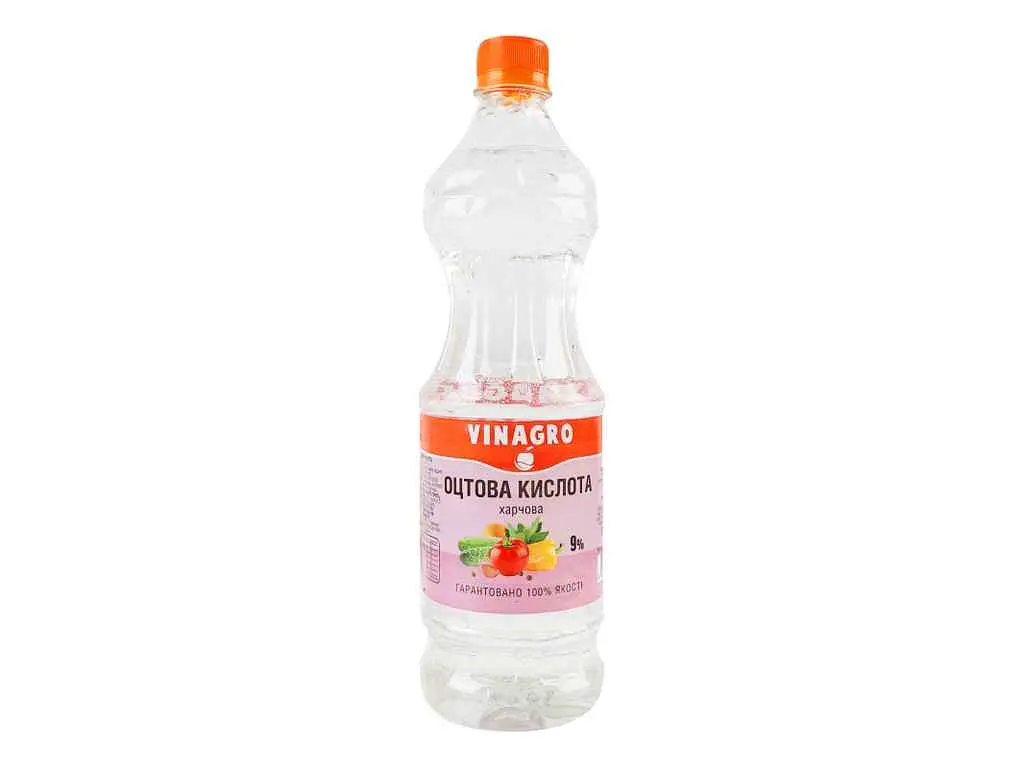 Оцет VINAGRO харчовий 9% 0,9л Пет