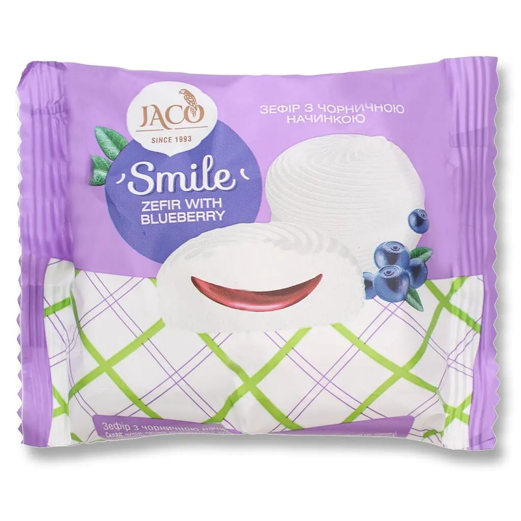 Зефір Жако з чорничною начинкою Smile 44 шт * 50 г - фото 2