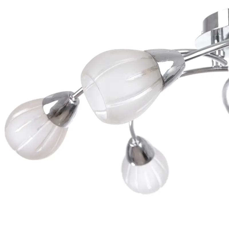 Люстра потолочная Brille галогенная G9 40W CHR (BR-367C/6) - фото 3