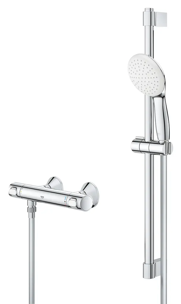 Термостат для душу Grohe Grohtherm 500 з душовим гарнітуром 34796001, Хром - фото 6