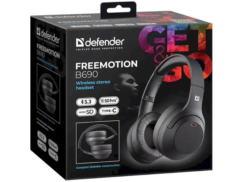 Навушники Defender FreeMotion B690 Black (63690) - фото 11