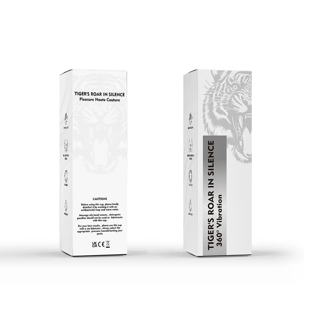 Мастурбатор Men Powerup TIGER'S ROAR IN SILENCE 360 Vibration - фото 5