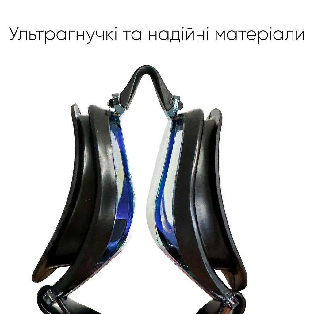 Очки для плавания Renvo Aries Pro Уни Anti-fog Черный, Фиолетовый OSFM (2SG100-01) - фото 7