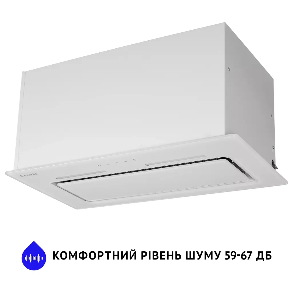 Витяжка повновбудовувана Minola HBI 6873 WH GLASS 1200 LED Line - фото 6