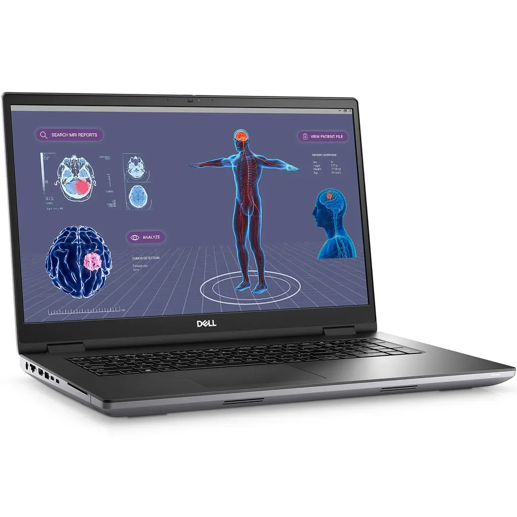 Ноутбук Dell Precision 7780 i7-13850HX la 5.30 GHz, 32GB, 1TB, RTX 3500 12GB, Windows 11 Pro, Titan - фото 4