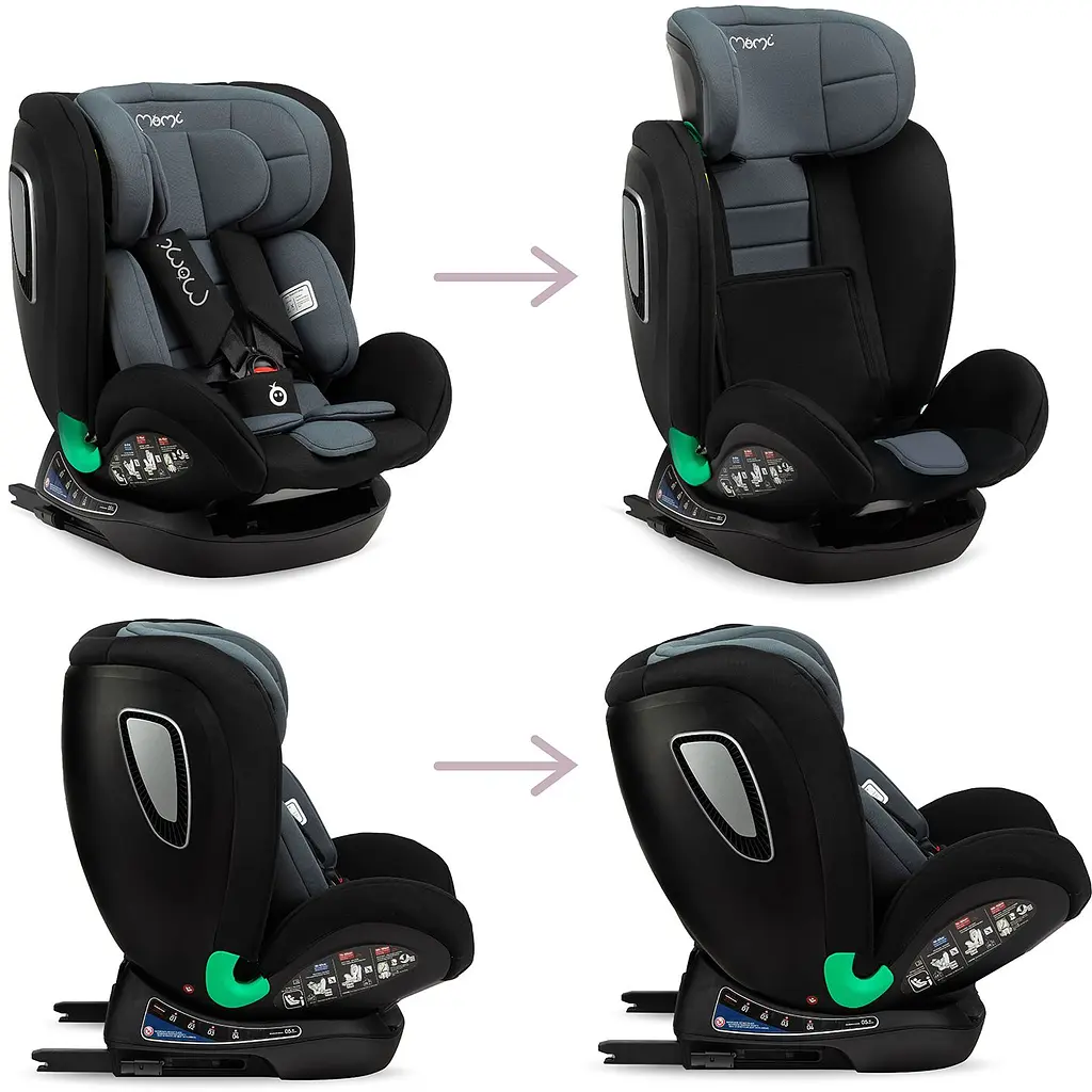Автокресло MoMi Urso I-Size 0-36 кг Black - фото 12
