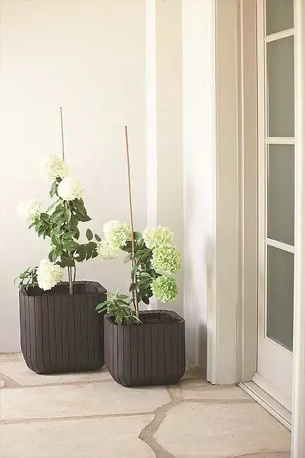 Горщик для рослин Keter Cube Planter L коричневий (7290106927919) - фото 2